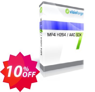 MP4 H264 / AAC SDK - One Developer Coupon code 10% discount 