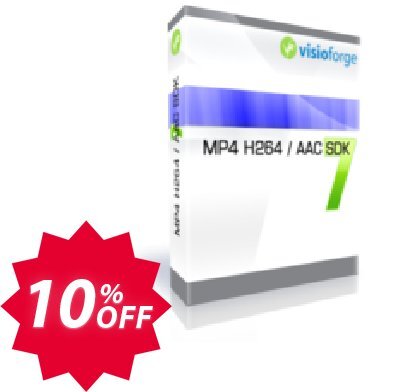 MP4 H264 / AAC SDK - One Developer Coupon code 10% discount 