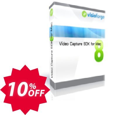 Video Capture SDK for MAC - One Developer Coupon code 10% discount 