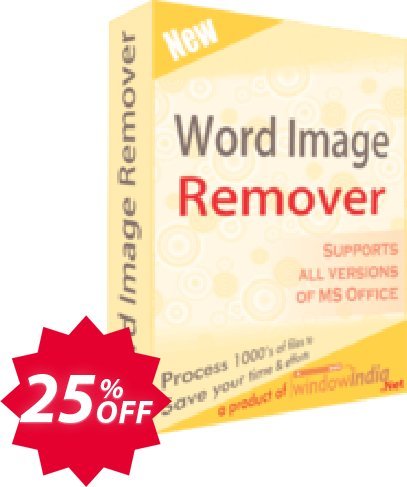 WindowIndia Word Image Remover Coupon code 25% discount 