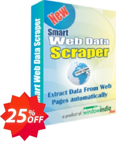 WindowIndia SMART Web Data Scraper Coupon code 25% discount 