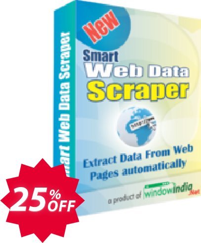 WindowIndia SMART Web Data Scraper Coupon code 25% discount 