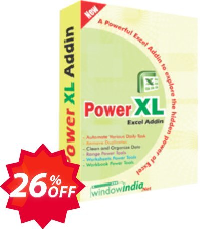 WindowIndia Power XL Coupon code 26% discount 