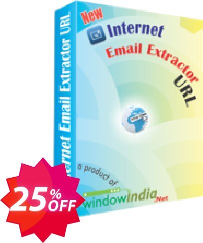 WindowIndia Internet Email Extractor URL Coupon code 25% discount 