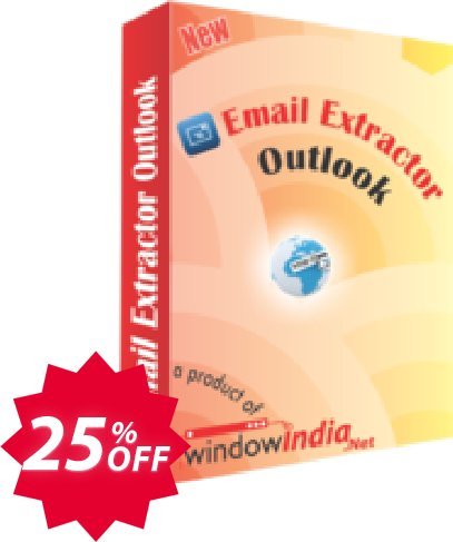 WindowIndia Email Extractor Outlook Coupon code 25% discount 