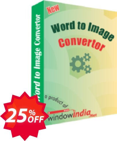 WindowIndia Word to Image Convertor Coupon code 25% discount 