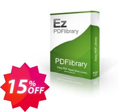PDFlibrary Enterprise Source Coupon code 15% discount 