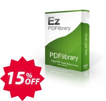 PDFlibrary Enterprise Source Coupon code 15% discount 