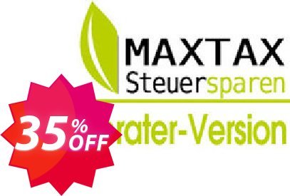 MAXTAX - Beraterversion 25 Akten Coupon code 35% discount 