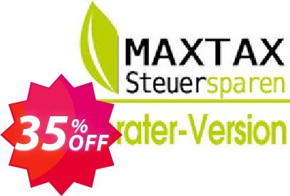 MAXTAX - Beraterversion 100 Akten Coupon code 35% discount 