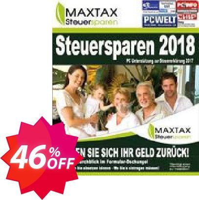 MAXTAX Steuersparen Nachlizensierung/Upgrade Coupon code 46% discount 