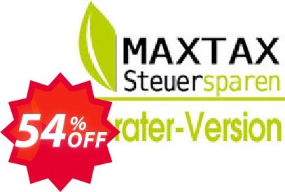 MAXTAX - Beraterversion Nachlizensierung Coupon code 54% discount 