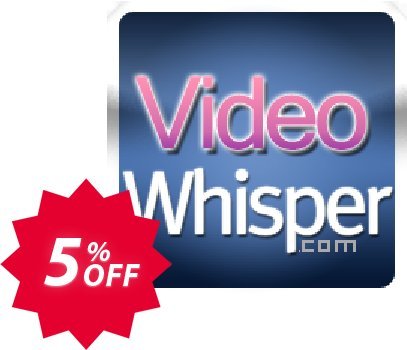 AVS VideoWhisper Module Coupon code 5% discount 