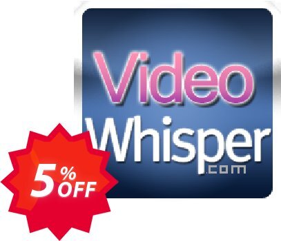 AVS VideoWhisper Module Coupon code 5% discount 