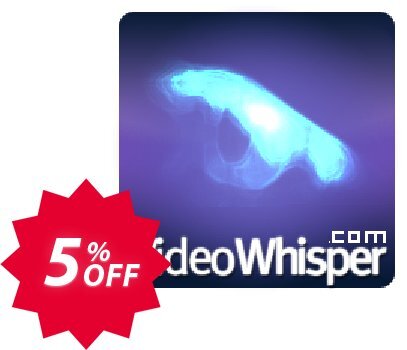 VideoWhisper Level1 Plan Monthly Rental + StreamStartup Hosting Coupon code 5% discount 