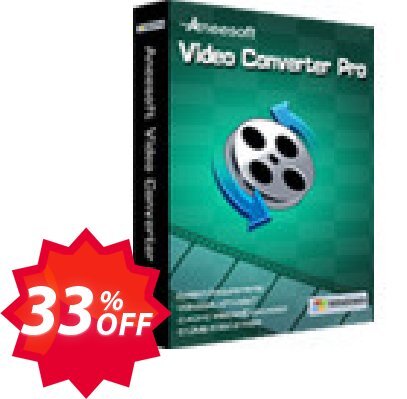 Aneesoft Video Converter Pro Coupon code 33% discount 