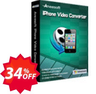 Aneesoft iPhone Video Converter Coupon code 34% discount 