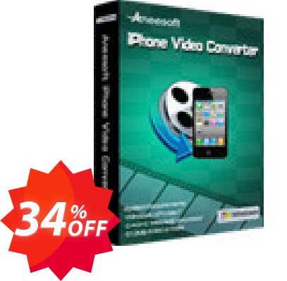 Aneesoft iPhone Video Converter Coupon code 34% discount 