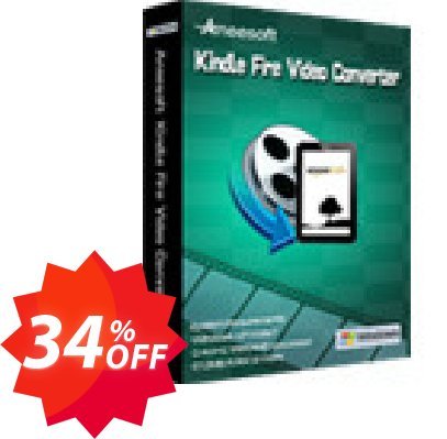 Aneesoft Kindle Fire Video Converter Coupon code 34% discount 
