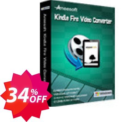 Aneesoft Kindle Fire Video Converter Coupon code 34% discount 