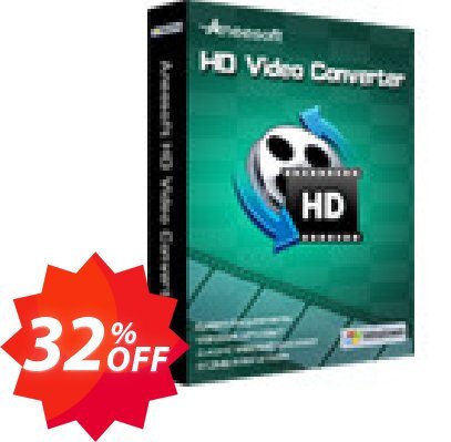 Aneesoft HD Video Converter Coupon code 32% discount 