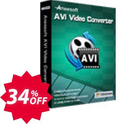 Aneesoft AVI Video Converter Coupon code 34% discount 
