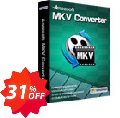 Aneesoft MKV Converter Coupon code 31% discount 