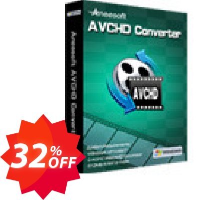 Aneesoft AVCHD Converter Coupon code 32% discount 