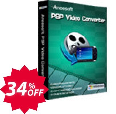 Aneesoft PSP Video Converter Coupon code 34% discount 