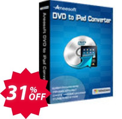 Aneesoft DVD to iPad Converter Coupon code 31% discount 