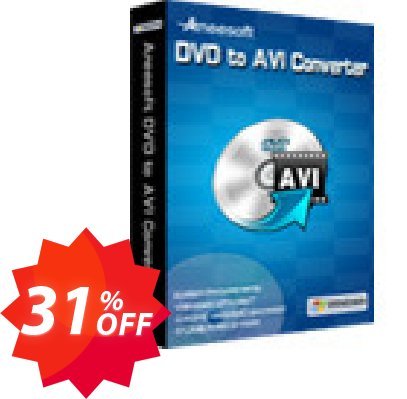 Aneesoft DVD to AVI Converter Coupon code 31% discount 