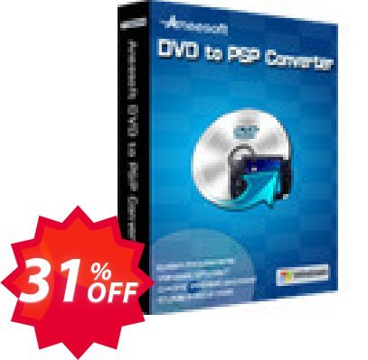 Aneesoft DVD to PSP Converter Coupon code 31% discount 