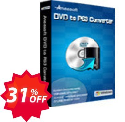 Aneesoft DVD to PS3 Converter Coupon code 31% discount 