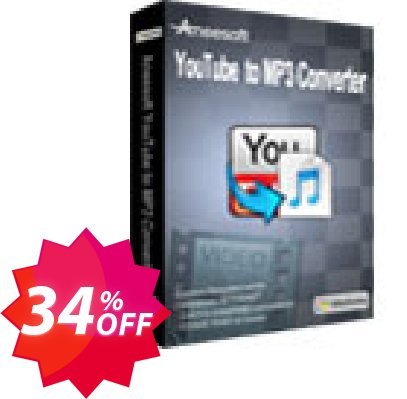 Aneesoft YouTube to MP3 Converter Coupon code 34% discount 