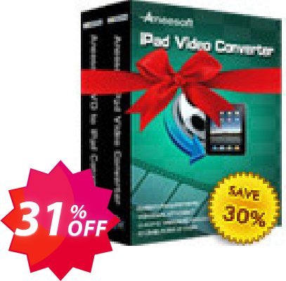 Aneesoft iPad Converter Suite Coupon code 31% discount 