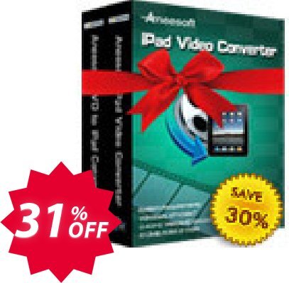 Aneesoft iPad Converter Suite Coupon code 31% discount 