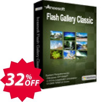 Aneesoft Flash Gallery Classic Coupon code 32% discount 