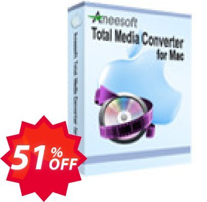 Aneesoft Total Media Converter for MAC Coupon code 51% discount 