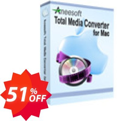 Aneesoft Total Media Converter for MAC Coupon code 51% discount 