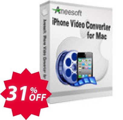 Aneesoft iPhone Video Converter for MAC Coupon code 31% discount 