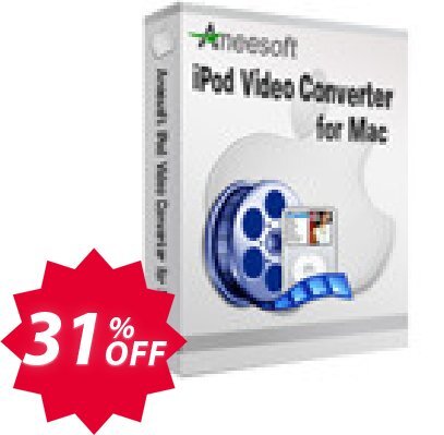 Aneesoft iPod Video Converter for MAC Coupon code 31% discount 