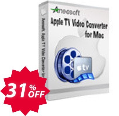 Aneesoft Apple TV Video Converter for MAC Coupon code 31% discount 