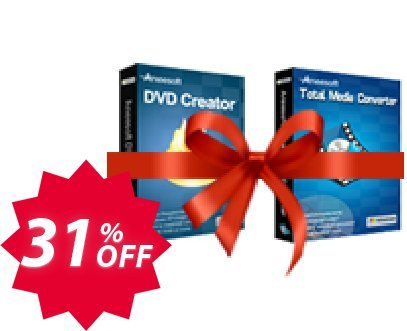 Aneesoft DVD Creator and Total Media Converter Bundle for WINDOWS Coupon code 31% discount 
