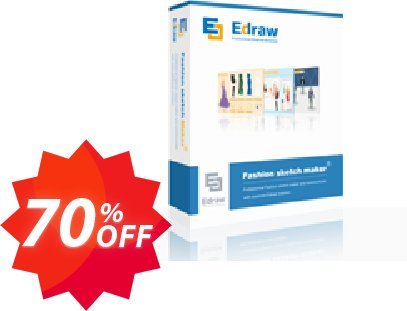 EdrawMax - Fashion Sketches Lifetime Plan Coupon code 70% discount 