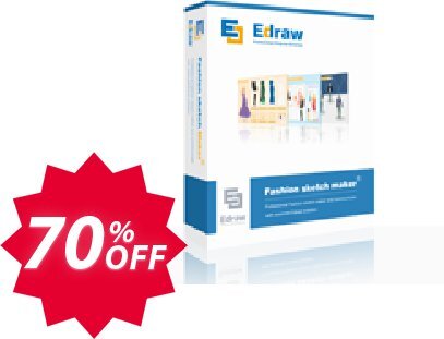 EdrawMax - Fashion Sketches Lifetime Plan Coupon code 70% discount 