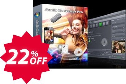 mediAvatar Audio Converter Pro Coupon code 22% discount 