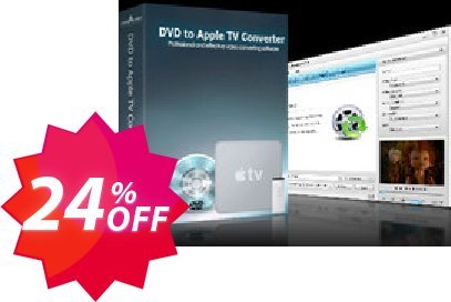 mediAvatar DVD to Apple TV Converter Coupon code 24% discount 