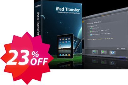 mediAvatar iPad to MAC Transfer Coupon code 23% discount 