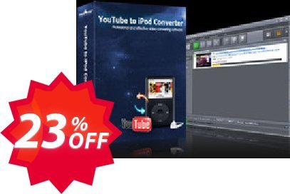 mediAvatar YouTube to iPod Converter for MAC Coupon code 23% discount 