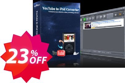 mediAvatar YouTube to iPod Converter for MAC Coupon code 23% discount 